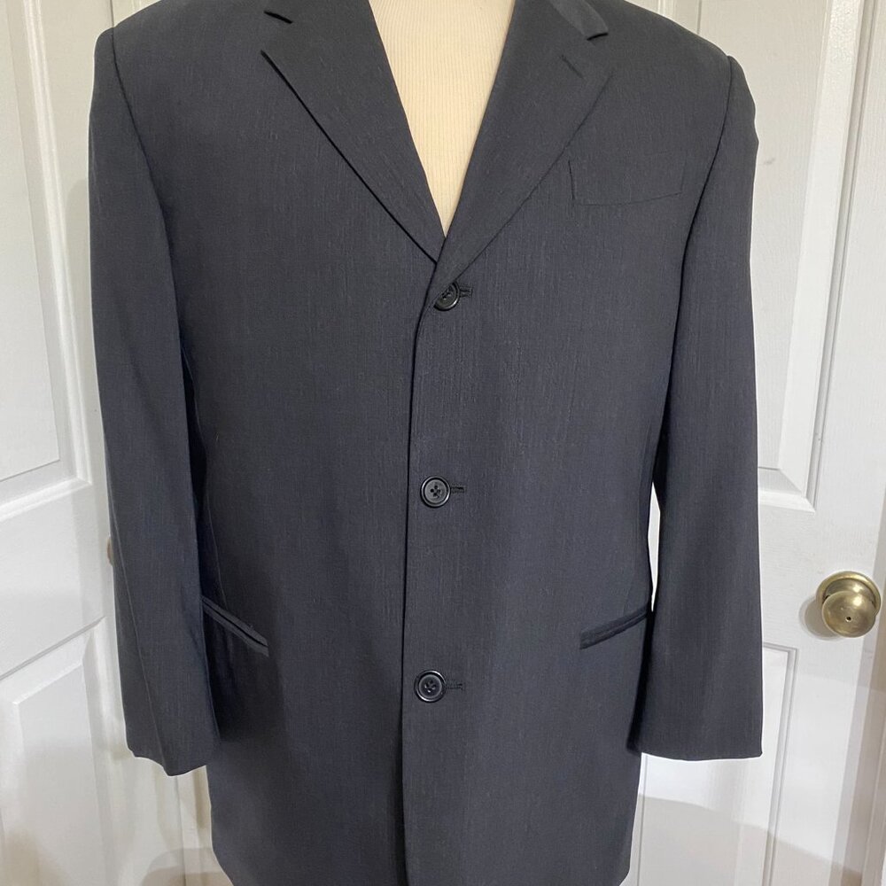 42 Reg Donna a Karan Signature Mens Suit Jacket